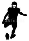 American football silhouette　アメリカンフットボールのシルエット
