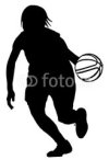 Basketball Silhouette　バスケットボールのシルエット1
