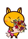 Bouquet-and-animal-series-花束と動物シリーズ3